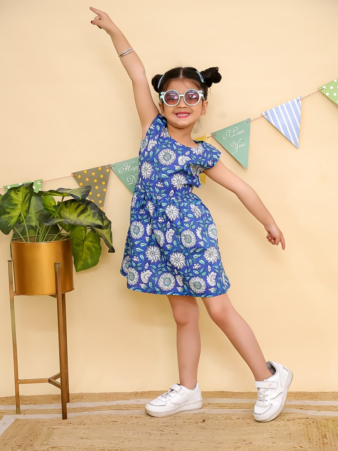 Colorful Floral Frock
