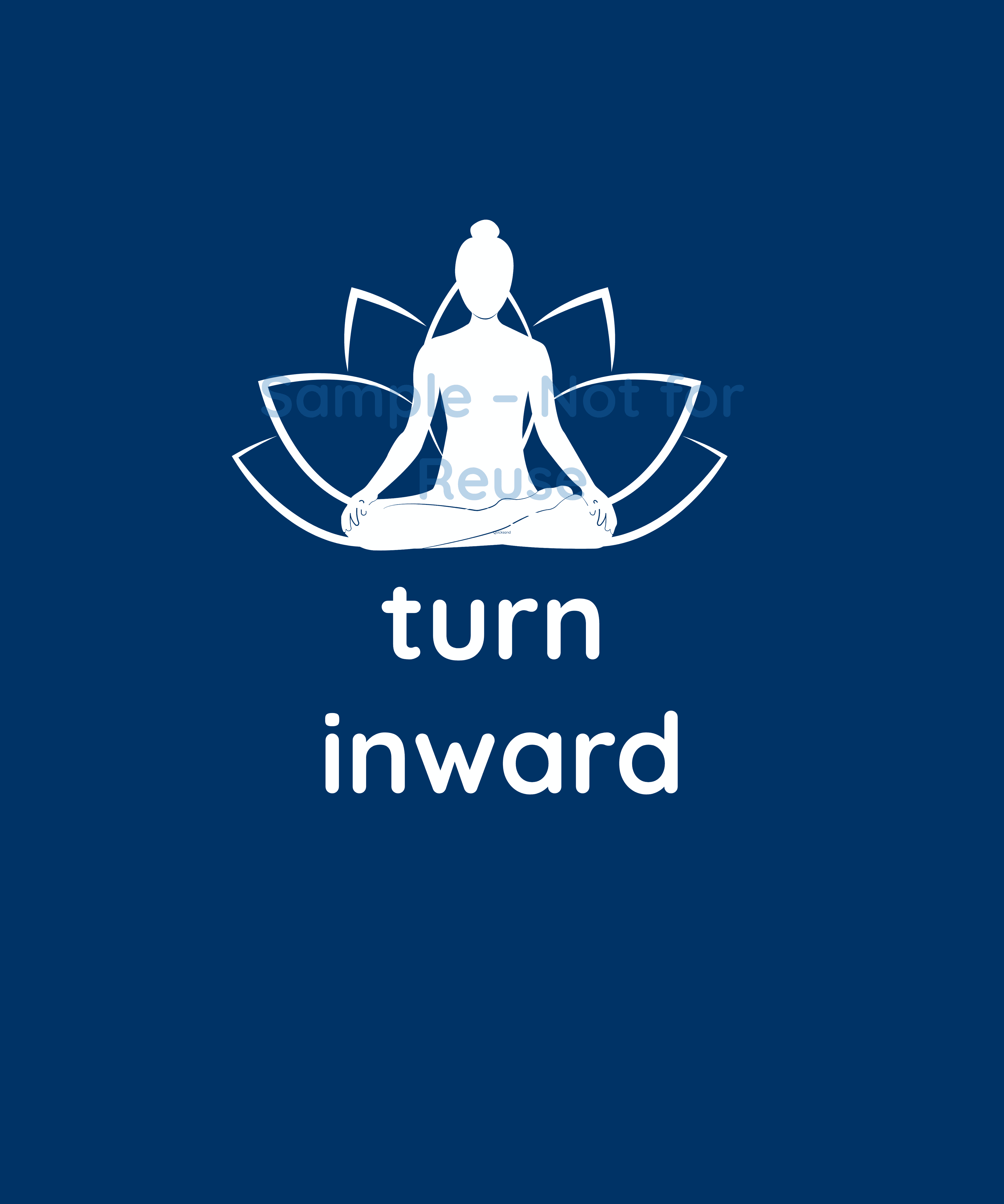 Turn Inward - Indigo (Unisex)
